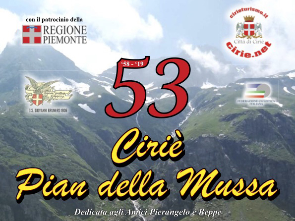 Corsa ciclistica "Cirié-Pian della Mussa": 53° edizione