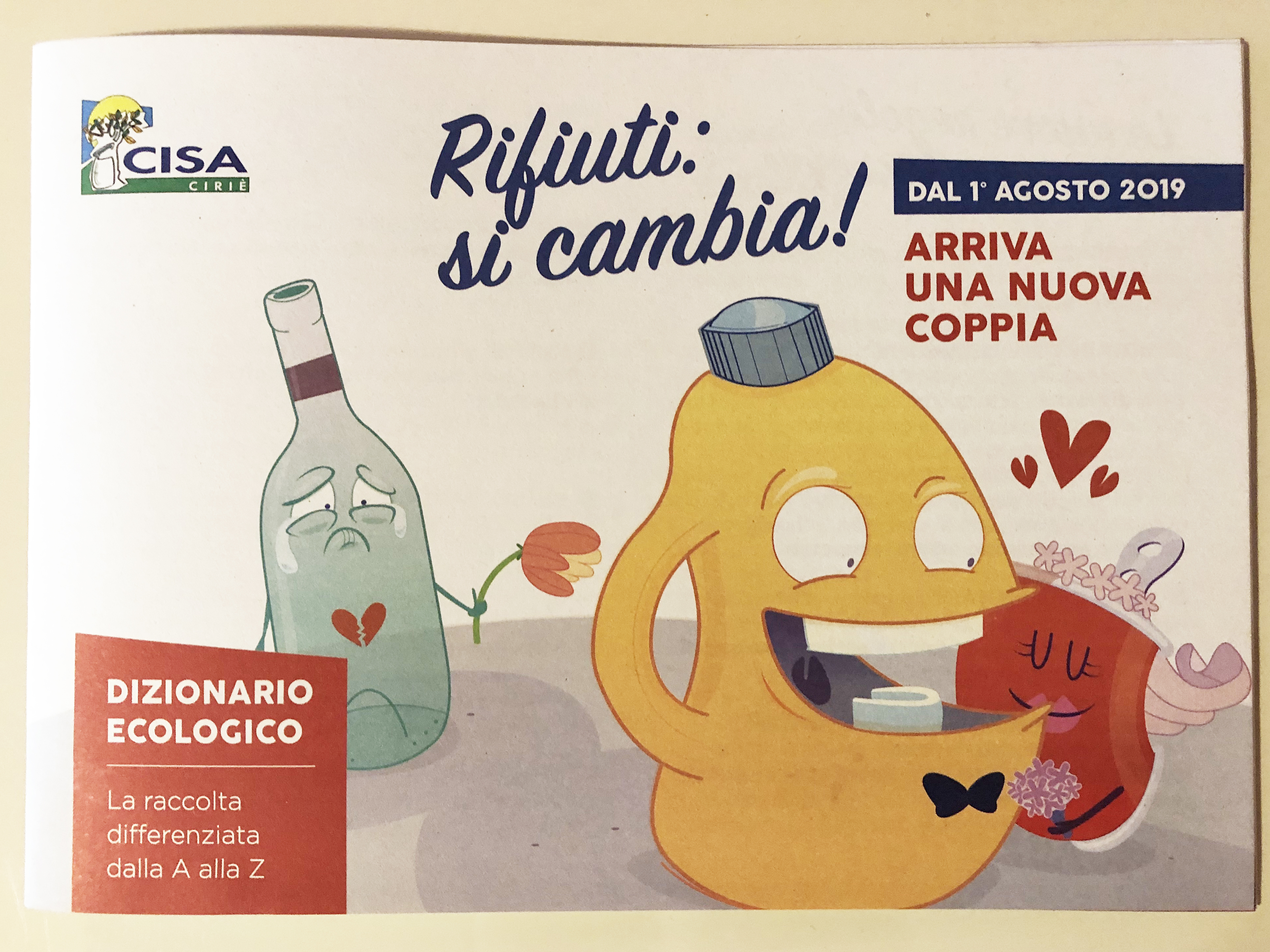 Raccolta rifiuti: dal 1° agosto '19, anche a Cirié il metallo insieme alla plastica
